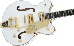 [PREORDER] Gretsch G6636T Players Edition Falcon Centre Block Double-Cut Guitar w/String-Thru Bigsby, White