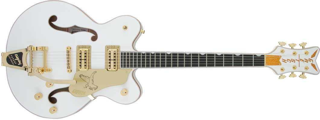 [PREORDER] Gretsch G6636T Players Edition Falcon Centre Block Double-Cut Guitar w/String-Thru Bigsby, White