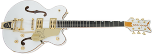 [PREORDER] Gretsch G6636T Players Edition Falcon Centre Block Double-Cut Guitar w/String-Thru Bigsby, White