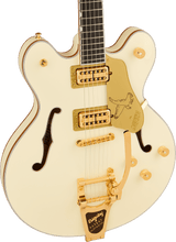 [PREORDER] Gretsch Falcon Center Block LTD Double-Cut w/String-Thru Bigsby Electric Guitar, Vintage White