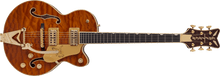 [PREORDER] Gretsch Ltd Ed Falcon Center Block Jr Guitar w/Bigsby Quilted Maple, Ebony FB, Roundup Orange
