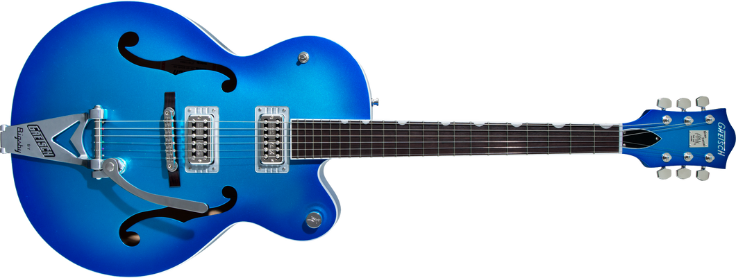 [PREORDER] Gretsch G6120T-BSHR-BB Brian Setzer Signature Hot Rod Electric Guitar w/Bigsby, Candy Blue Burst