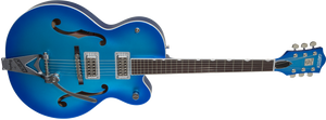 [PREORDER] Gretsch G6120T-BSHR-BB Brian Setzer Signature Hot Rod Electric Guitar w/Bigsby, Candy Blue Burst