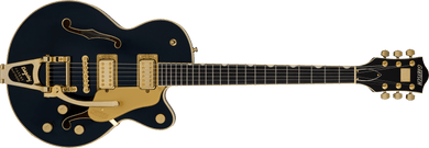 [PREORDER] Gretsch Broadkaster Jr LX Center Block Guitar w/StringThru Bigsby & Gold Hardware, Midnight Sapphire
