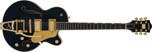 [PREORDER] Gretsch Broadkaster Jr LX Center Block Guitar w/StringThru Bigsby & Gold Hardware, Midnight Sapphire