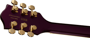[PREORDER] Gretsch Broadkaster Jr LX Center Block Guitar w/StringThru Bigsby & Gold Hardware, Blackberry