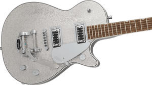 [PREORDER] Gretsch G5230T Electromatic Sparkle Jet FT Single-Cut Guitar w/Bigsby, Laurel FB, Silver Sparkle
