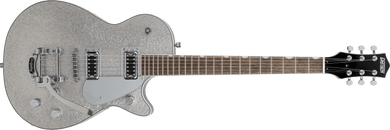 [PREORDER] Gretsch G5230T Electromatic Sparkle Jet FT Single-Cut Guitar w/Bigsby, Laurel FB, Silver Sparkle