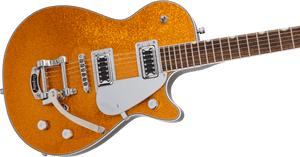 [PREORDER] Gretsch G5230T Electromatic Sparkle Jet FT Single-Cut Guitar w/Bigsby, Laurel FB, Gold Sparkle
