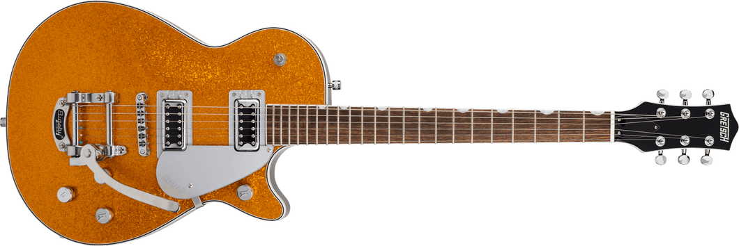 [PREORDER] Gretsch G5230T Electromatic Sparkle Jet FT Single-Cut Guitar w/Bigsby, Laurel FB, Gold Sparkle