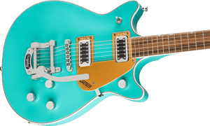 [PREORDER] Gretsch G5232T Electromatic Double Jet FT Electric Guitar w/Bigsby, Laurel FB, Caicos Green