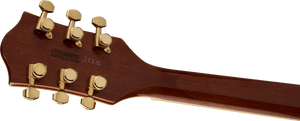 [PREORDER] Gretsch Electromatic LTD Flame Okoume Broadkaster Double-Cut Guitar w/Bigsby, RW FB, Roundup Orange