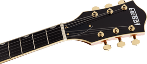 [PREORDER] Gretsch Electromatic LTD Flame Okoume Broadkaster Double-Cut Guitar w/Bigsby, RW FB, Roundup Orange