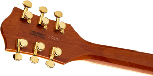 [PREORDER] Gretsch Electromatic LTD Flame Okoume Broadkaster Jr Single-Cut Guitar w/Bigsby, Roundup Orange