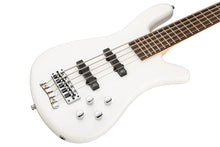 [PREORDER] Warwick RockBass Streamer LX 5-String Bass Guitar, Solid White High Polish