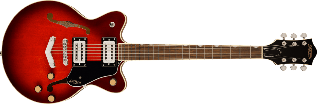 [PREORDER] Gretsch G2655 Streamliner Center Block Jr. Double-Cut Electric Guitar w/V-Stoptail, Claret Burst