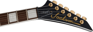 [PREORDER] Jackson X Series Signature Scott Ian King V KVXT Electric Guitar, Laurel FB, Gloss Black