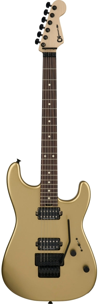 [PREORDER] Charvel Pro Mod Plus San Dimas SD1 SRS HH FR Electric Guitar, RW FB, Pharaohs Gold