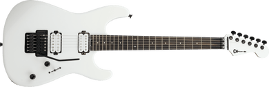 [PREORDER] Charvel Pro Mod Plus San Dimas SD1 HH FR Electric Guitar, Ebony, FB, Snow White