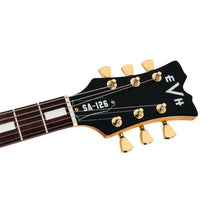 [PREORDER] EVH SA-126 Standard Semi-Hollowbody Electric Guitar, RW FB, Wine Red
