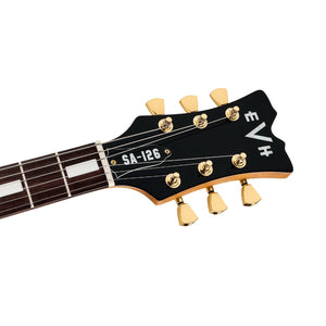 [PREORDER] EVH SA-126 Standard Semi-Hollowbody Electric Guitar, RW FB, Wine Red