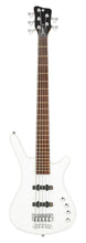 [PREORDER] Warwick RockBass Corvette Basic 5-String Bass Guitar, Solid White High Polish