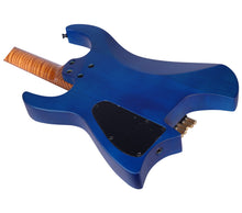 Luxars Headless S-G63-SBL Satin Blue Electric Guitar
