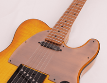 Luxars S-G27 HB Telecaster Flame Maple Honey Burst Electric Guitar