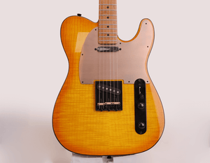 Luxars S-G27 HB Telecaster Flame Maple Honey Burst Electric Guitar