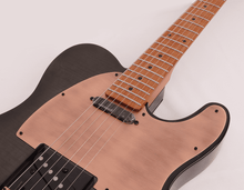Luxars S-G27 TBK Telecaster Flame Maple Black Electric Guitar