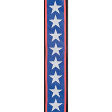 D'Addario 50A10 Nylon Woven Guitar Strap, Stars and Stripes