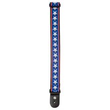D'Addario 50A10 Nylon Woven Guitar Strap, Stars and Stripes
