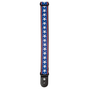 D'Addario 50A10 Nylon Woven Guitar Strap, Stars and Stripes