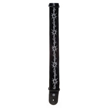 D'Addario 50F04 Nylon Woven Guitar Strap, Barbed Wire