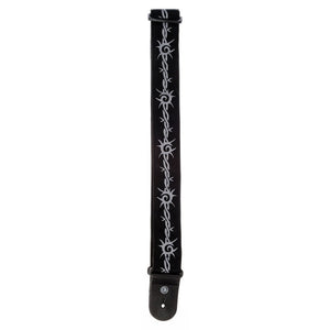 D'Addario 50F04 Nylon Woven Guitar Strap, Barbed Wire