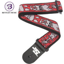 D’Addario 50JS02 Joe Satriani Signature Woven Guitar Strap, Up in Flames