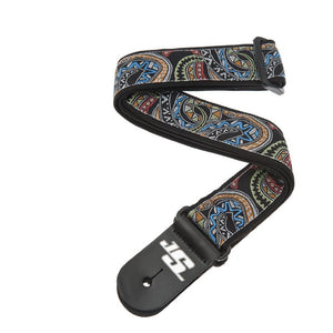 D'Addario 50JS04 Joe Satriani Signature Woven Guitar Strap, Snakes Mosaic