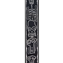D'Addario 50PLJS01 Joe Satriani Signature Planet Lock Guitar Strap, Skull N Bones
