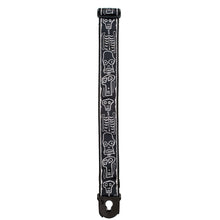 D'Addario 50PLJS01 Joe Satriani Signature Planet Lock Guitar Strap, Skull N Bones