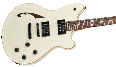 [PREORDER] EVH SA-126 Standard Semi-Hollowbody Electric Guitar, RW FB, Vintage White