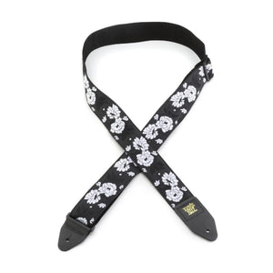 Ernie Ball P05357 Classic Jacquard Guitar Strap, Vanilla Rose