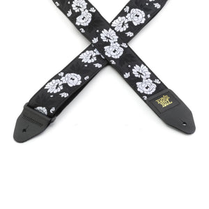 Ernie Ball P05357 Classic Jacquard Guitar Strap, Vanilla Rose