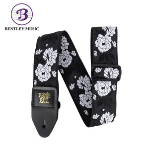 Ernie Ball P05357 Classic Jacquard Guitar Strap, Vanilla Rose