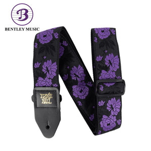 Ernie Ball P05359 Classic Jacquard Guitar Strap, Lavender Rose