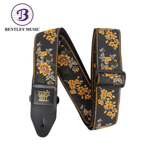 Ernie Ball P05363 Classic Jacquard Guitar Strap, Tangerine Blossom
