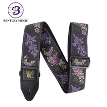 Ernie Ball P05364 Classic Jacquard Guitar Strap, Lavender Blossom