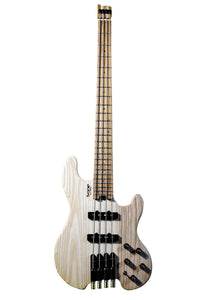 SQOE SEBS990 Active & Passive Headless Short Scale Bass Natural