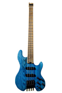 SQOE SEBS990 Active & Passive Headless Short Scale Bass Blue