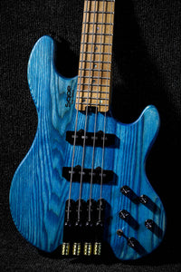 SQOE SEBS990 Active & Passive Headless Short Scale Bass Blue