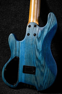 SQOE SEBS990 Active & Passive Headless Short Scale Bass Blue
